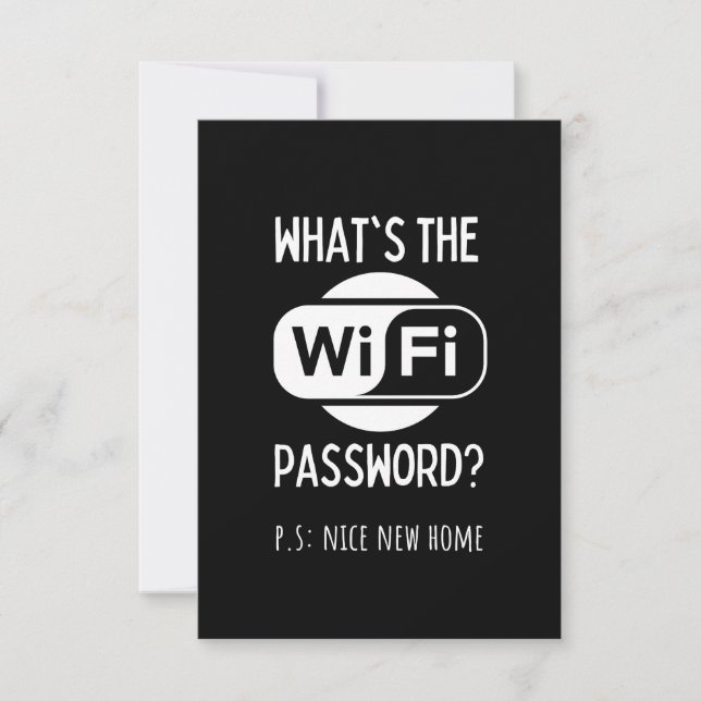 Cartão De Notas nova casa (Frente)