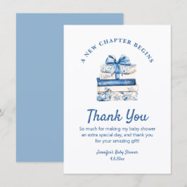 Cartão De Notas novo capítulo começa, blue bow books obrigado