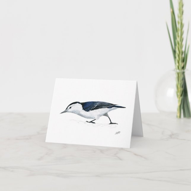 Cartão De Notas Nuthatch bravo (Frente)