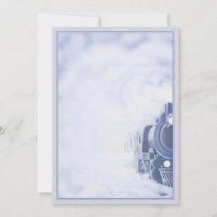 Cartão De Notas O © do trem