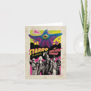 Cartão De Notas O Esquadrão Suicida Starro Vs Esquadrão Suicida