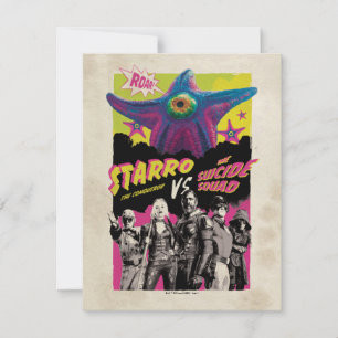 Cartão De Notas O Esquadrão Suicida Starro Vs Esquadrão Suicida