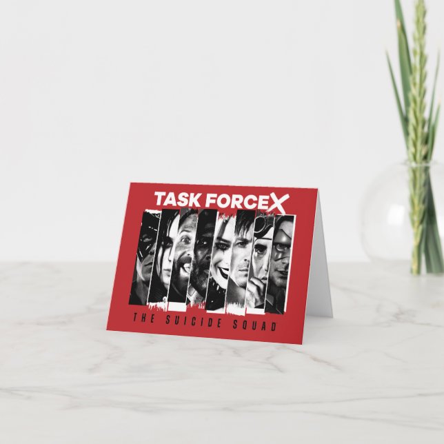 Cartão De Notas O Esquadrão Suicida | Task Force X (Frente)