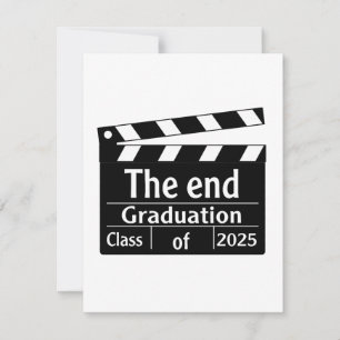 Cartão De Notas O Formando de Graduação Final do Cinema de 2025