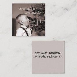 Cartão De Notas O Natal É Amor Em Ação