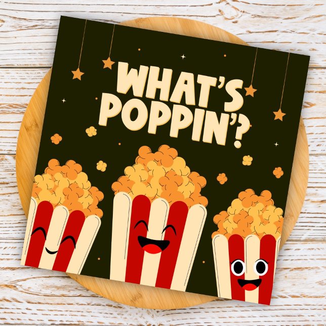 Cartão De Notas O que é Poppin’ Popcorn (Criador carregado)