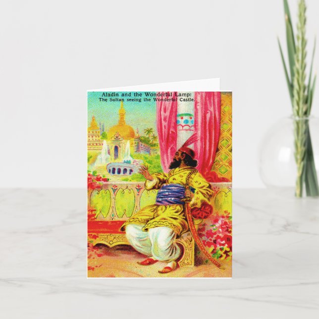 Cartão De Notas O Sultão (Frente)