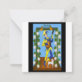 Cartão De Notas O tolo - Notecard