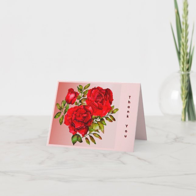 Cartão De Notas Obrigado cartas. (Frente)