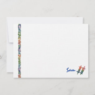 Cartão De Notas Obrigado máximo de Torah você A6