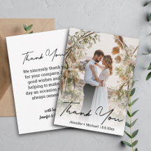 Obrigado por Foto de Casamento em Roteiro Orgânico