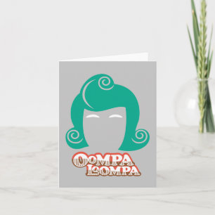 Cartão De Notas Oompa Loompa Hair Graphic