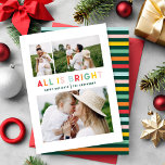Cartão De Notas orçamento do arco-íris de Natal colorido brilhante<br><div class="desc">estimativa de fotos colagem de natal natristmas arco-íris com faixa colorida tudo é uma coleção de feriados familiar divertida e brilhante.</div>