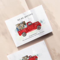 Orçamento Estamos Movendo Vintage Red Truck Novo E