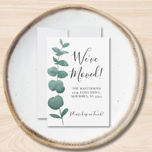 Cartão De Notas Orçamento Mini, movemos o lançamento do Eucalyptus