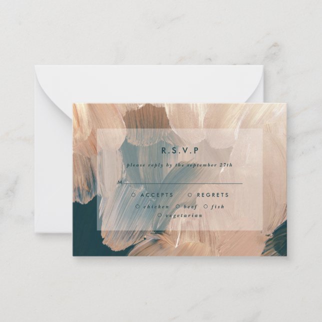 Cartão De Notas orçamento Terracotta para casamento paritário R.S. (Frente)