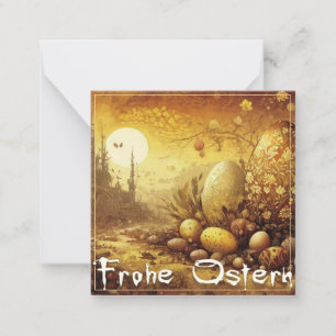 Cartão De Notas Osterhoffnung em einer apokalyptischen Welt