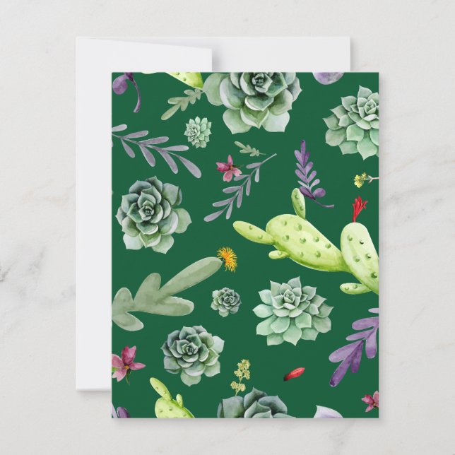 Cartão De Notas Padrão Cactus 3 (Frente)