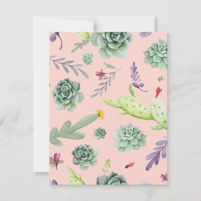 Cartão De Notas Padrão Cactus 8 (Frente)