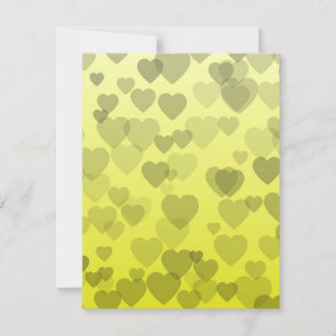 Cartão De Notas Padrão de Corações 22
