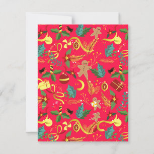 Cartão De Notas Padrão de Natal 6