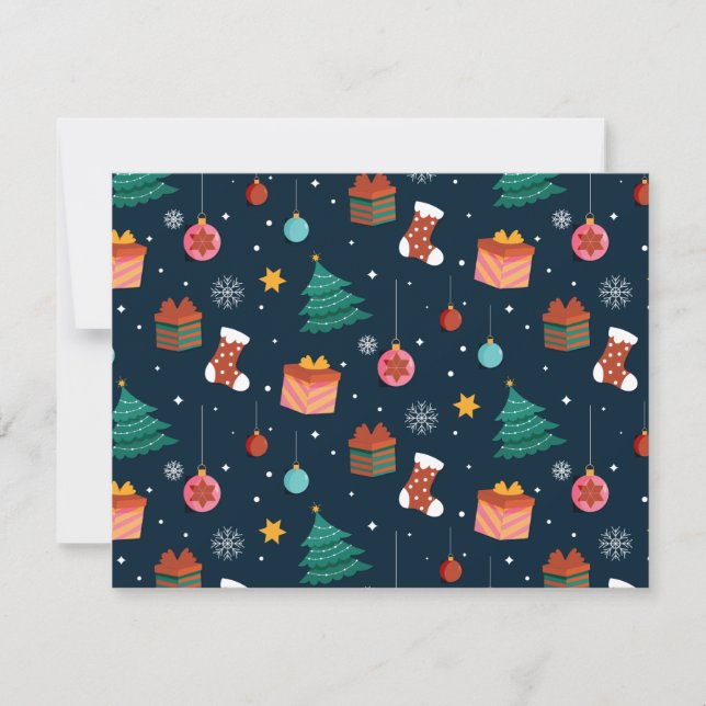 Cartão De Notas Padrão de Natal 96 (Frente)