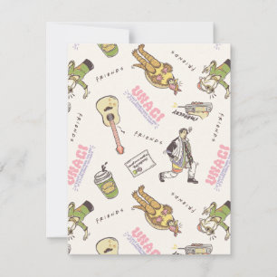 Cartão De Notas Padrões de desenho do Tan FRIENDS™