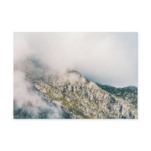 Paisagem montanhosa e nome personalizado (para ele