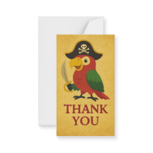 Papagaio Pirata Náutico Russo Dourado Obrigado