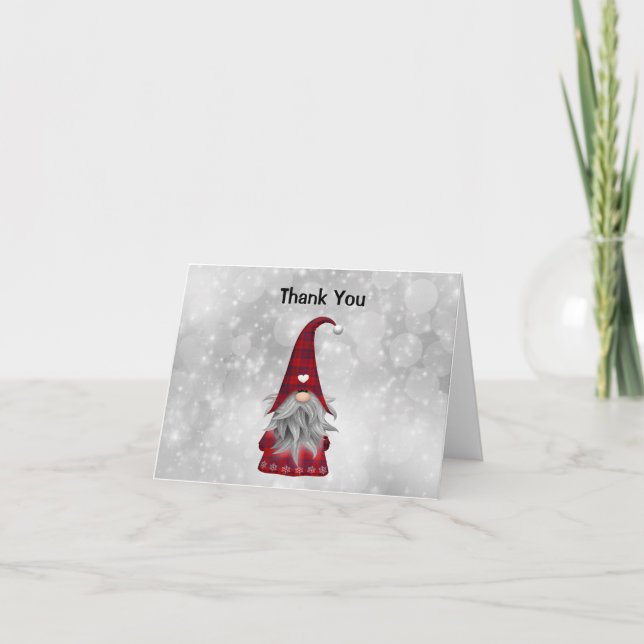 Cartão De Notas Papai Noel de Natal (Frente)