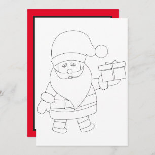 Cartão De Notas Papais noeis de Natal crianças unisex colando mens