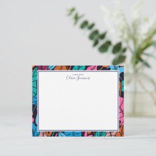 Cartão De Notas Papel de Carta Colorido