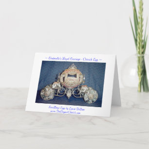 Cartão De Notas Papel de carta de Carruagem da Cinderela