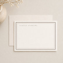 Papel de Carta de Luxo Marfim Natural com Dupla Bo