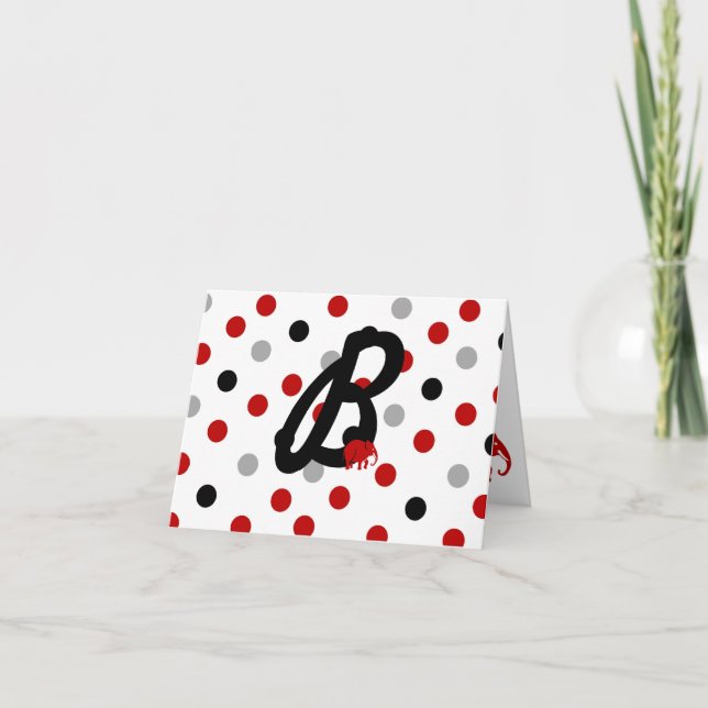 Cartão De Notas Papel de carta do Alabama (Frente)