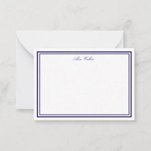 Cartão De Notas Papel de Carta Elegante Roxo Arejado