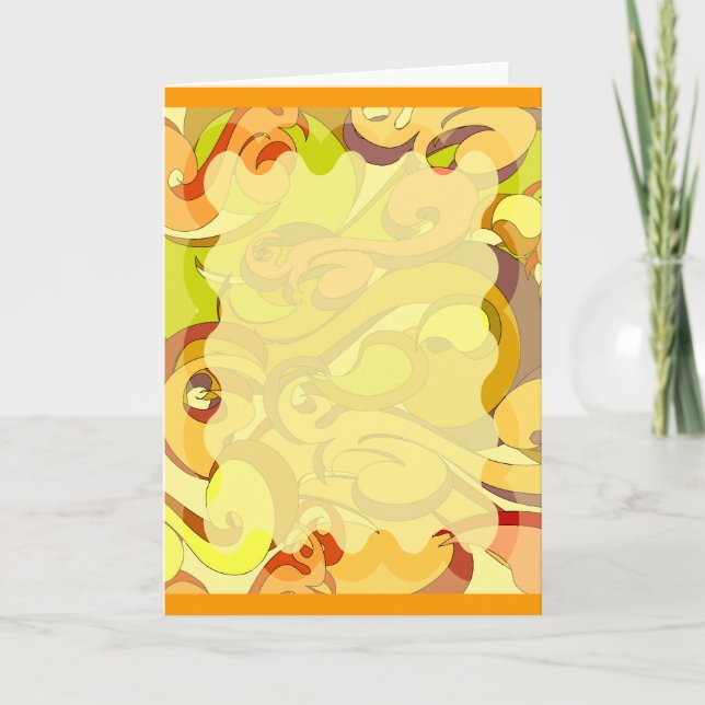 Cartão De Notas Papel de carta Groovy 70s (Frente)