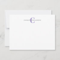 Papel de Carta Personalizado de lavanda