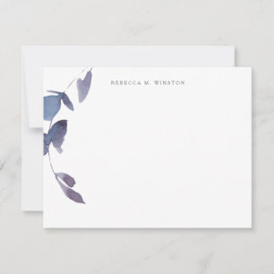 Cartão De Notas Papel de carta verde-roxo-azul-legante