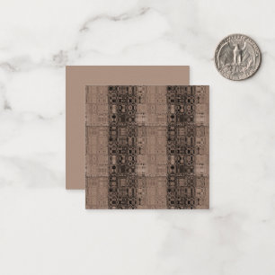 Cartão De Notas Papel de embrulho MVB Sepia-Falso Vidro