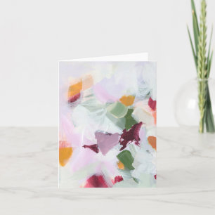 Cartão De Notas Papelaria de Arte Abstrata Única Colorida