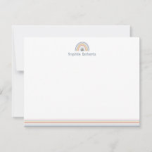 Papelaria Infantil Colorida Boho Linha Arco-íris