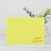 Papelaria Personalizada com Rótulo Moderno Chartre