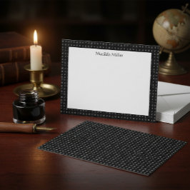 Cartão De Notas Papelaria Personalizada Mística