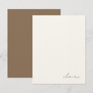 Cartão De Notas Papelaria Personalizada Vintage Notes