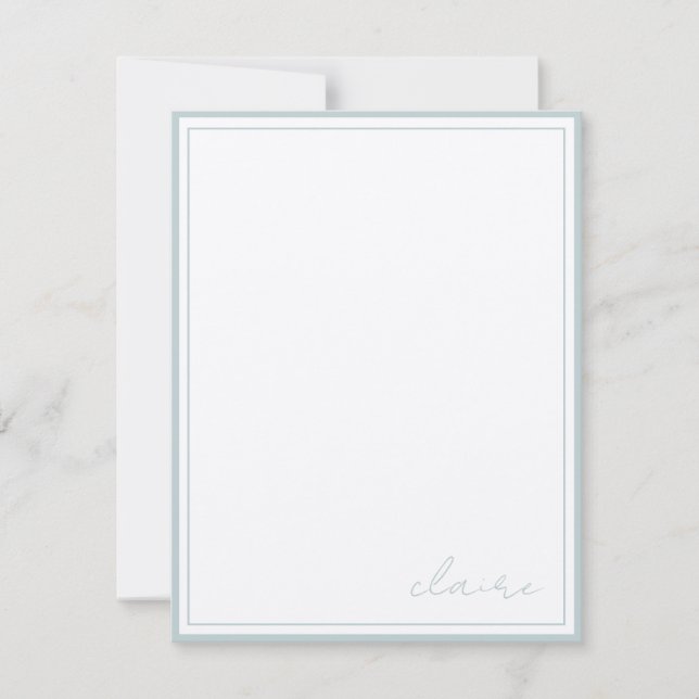 Cartão De Notas Papelaria Personalizada Vintage Notes (Frente)