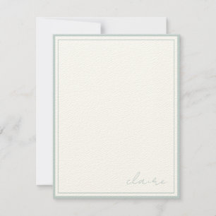 Cartão De Notas Papelaria Personalizada Vintage Notes