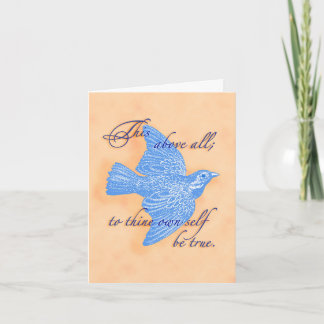 Cartão De Notas Para você ser um verdadeiro Shakespeare Card