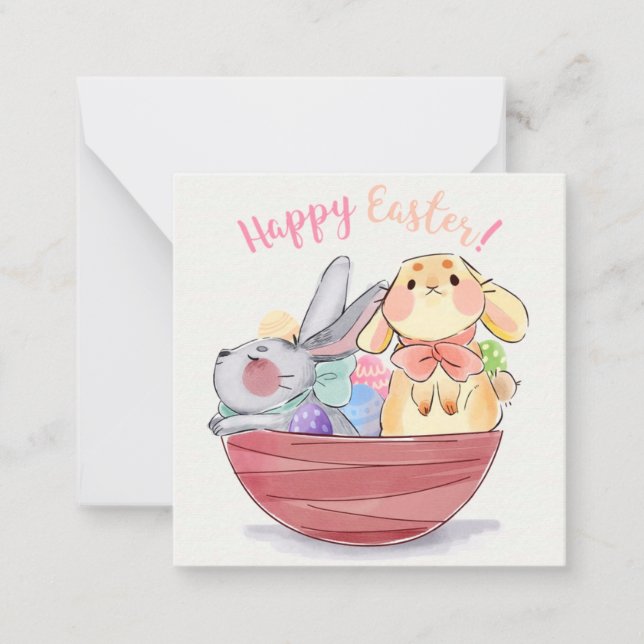 Cartão De Notas Páscoa (Frente)