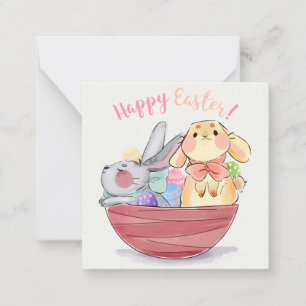 Cartão De Notas Páscoa